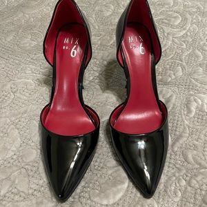 Black Patent Leather Mix No. 6 Dawnira Heels